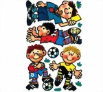 Lutz Mauder Wand-Sticker Fussball